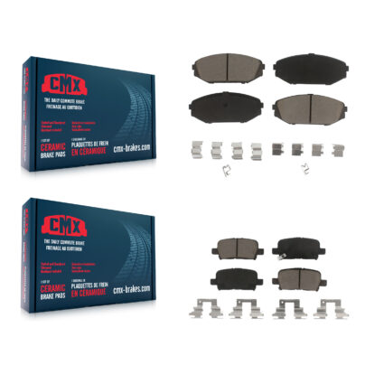 Front Rear Ceramic Brake Pads Kit For Honda Odyssey Acura MDX KCX-100508
