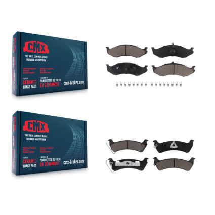 Front Rear Ceramic Brake Pads Kit For Jeep Grand Cherokee KCX-100512