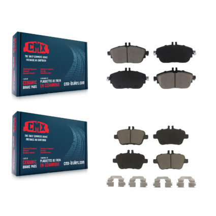 Front Rear Ceramic Brake Pads Kit For Mercedes-Benz GLA250 CLA250 B250 INFINITI QX30 B KCX-100515