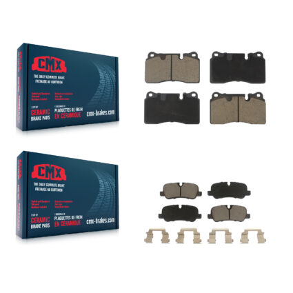 Front Rear Ceramic Brake Pads Kit For 2006-2009 Land Rover Range Supercharged KCX-100518