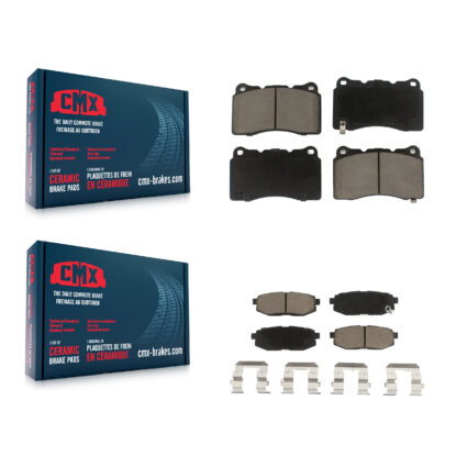 Front Rear Ceramic Brake Pads Kit For 2017 Subaru BRZ Base With Brembo Brakes KCX-100522