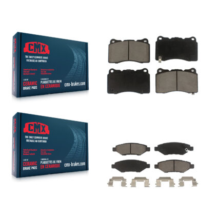 Front Rear Ceramic Brake Pads Kit For Cadillac CTS With Brembo Calipers KCX-100533