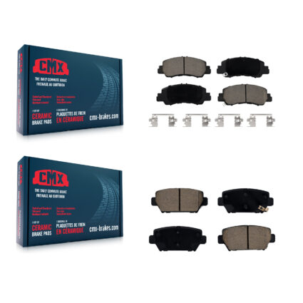 Front Rear Ceramic Brake Pads Kit For Mitsubishi Eclipse Cross With Manual Parking KCX-100542