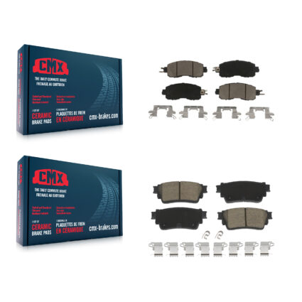 Front Rear Ceramic Brake Pads Kit For Nissan Altima KCX-100543