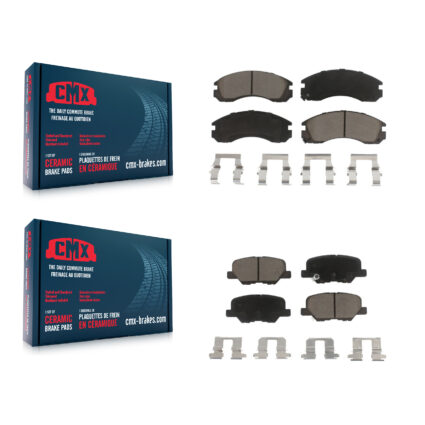 Front Rear Ceramic Brake Pads Kit For Mitsubishi Outlander PHEV With Manual Parking KCX-100552