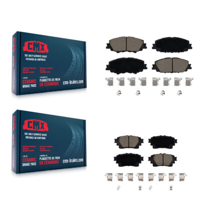 Front Rear Ceramic Brake Pads Kit For Toyota Corolla KCX-100556