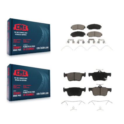 Front Rear Ceramic Brake Pads Kit For 2019-2021 Acura RDX KCX-100568