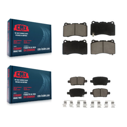 Front Rear Ceramic Brake Pads Kit For Buick Regal Sportback TourX KCX-100570