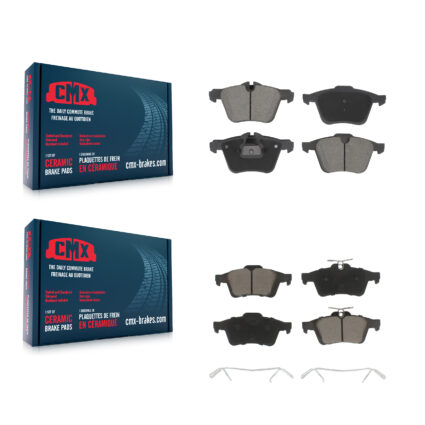 Front Rear Ceramic Brake Pads Kit For Jaguar XF XJ XKR XK KCX-100586