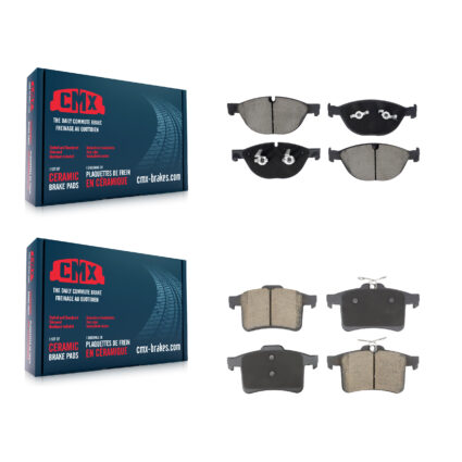 Front Rear Ceramic Brake Pads Kit For Jaguar XF XJ XKR XFR XJR XFR-S KCX-100587