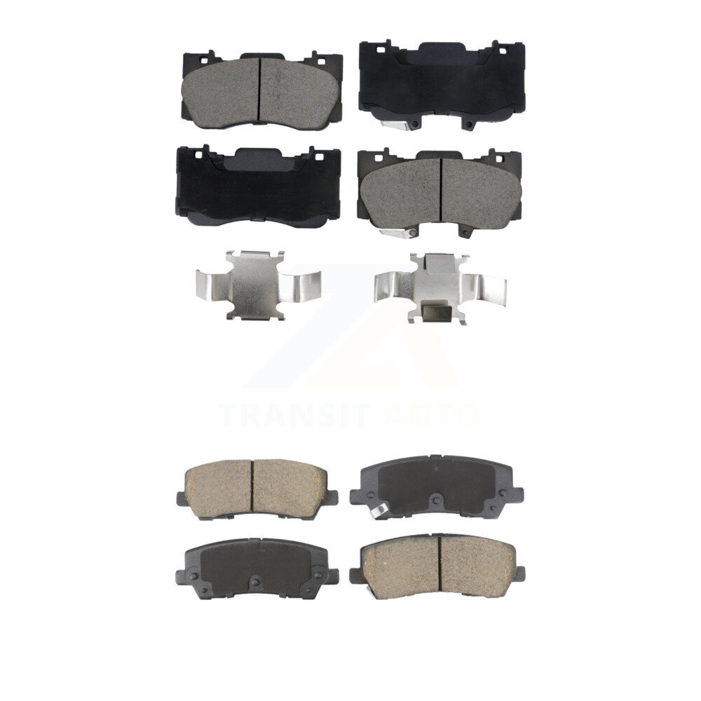 Front Rear Ceramic Brake Pads Kit For Ford Mustang KCX-100590