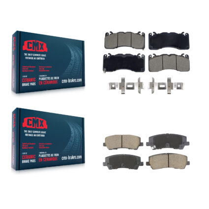 Front Rear Ceramic Brake Pads Kit For Ford Mustang KCX-100592