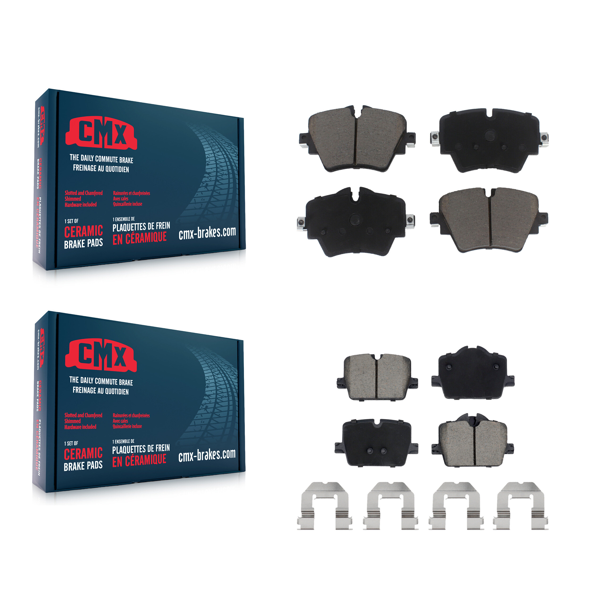 Front Rear Ceramic Brake Pads Kit For BMW 330i xDrive 430i Z4 230i KCX-100596