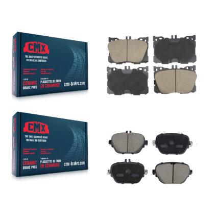 Front Rear Ceramic Brake Pads Kit For Mercedes-Benz E400 E450 E53 AMG E43 CLS450 KCX-100598