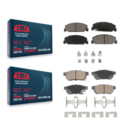 Front Rear Ceramic Brake Pads Kit For Honda Civic del Sol KCX-100609