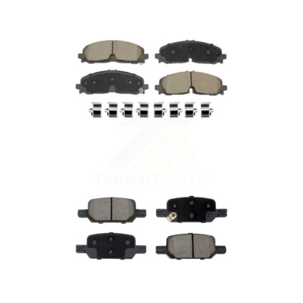 Front Rear Ceramic Brake Pads Kit For 2021-2022 Chevrolet Colorado GMC Canyon KCX-100613