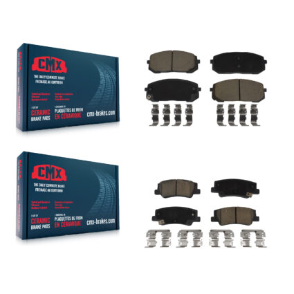 Front Rear Ceramic Brake Pads Kit For Hyundai Sonata Kia K5 KCX-100614