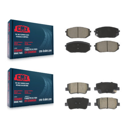 Front Rear Ceramic Brake Pads Kit For 2021-2023 Hyundai Sonata Kia K5 KCX-100615