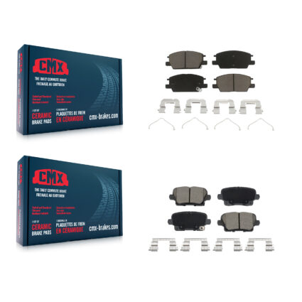 Front Rear Ceramic Brake Pads Kit For Buick Regal Sportback KCX-100616