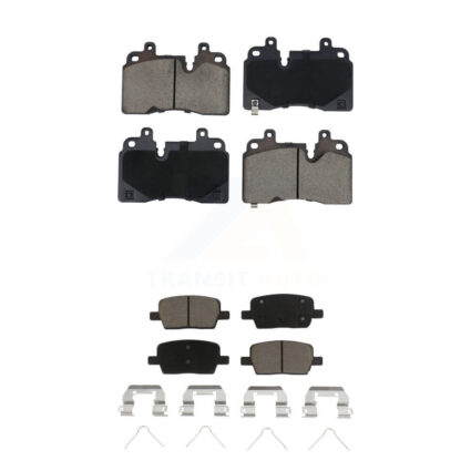 Front Rear Ceramic Brake Pads Kit For Cadillac CT6 KCX-100623