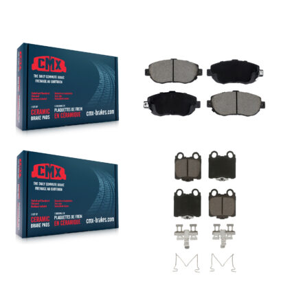 Front Rear Ceramic Brake Pads Kit For Lexus SC430 IS300 GS300 GS400 GS430 KCX-100624