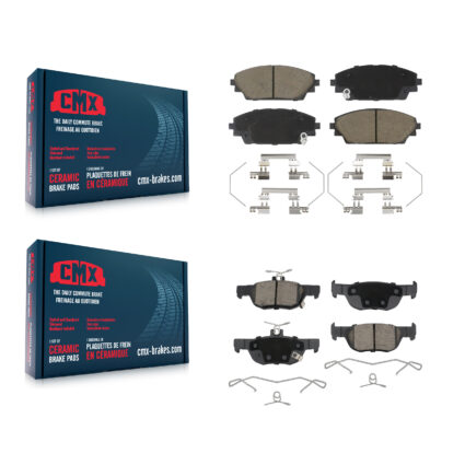 Front Rear Ceramic Brake Pads Kit For 2020-2023 Mazda CX-30 KCX-100626