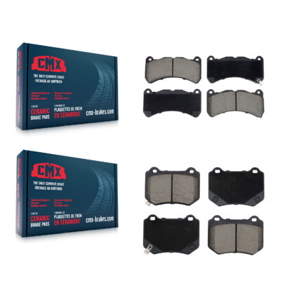 Front Rear Ceramic Brake Pads Kit For 2018-2021 Subaru WRX STI KCX-100629