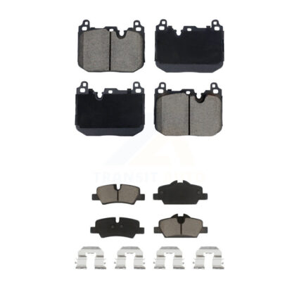 Front Rear Ceramic Brake Pads Kit For Mini Cooper With 5 Lug Wheels 4 Piston Caliper KCX-100630