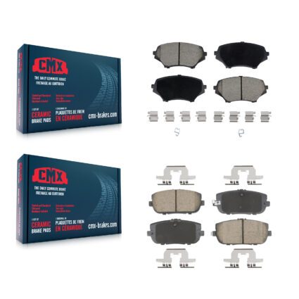 Front Rear Ceramic Brake Pads Kit For 2006-2015 Mazda MX-5 Miata KCX-100640