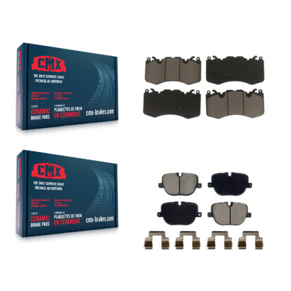 Front Rear Ceramic Brake Pads Kit For Land Rover Range Sport Supercharged KCX-100653