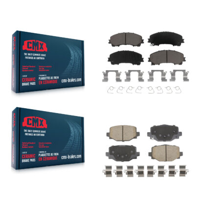 Front Rear Ceramic Brake Pads Kit For INFINITI QX50 QX55 KCX-100662
