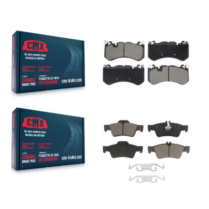 Front Rear Ceramic Brake Pads Kit For 2010-2011 Mercedes-Benz SL65 AMG KCX-100664