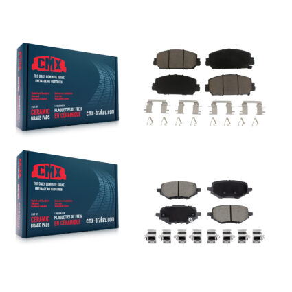 Front Rear Ceramic Brake Pads Kit For Honda HR-V Clarity KCX-100668