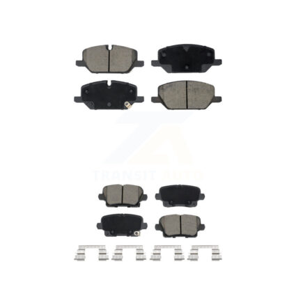 Front Rear Ceramic Brake Pads Kit For Buick Envision Cadillac XT4 KCX-100683