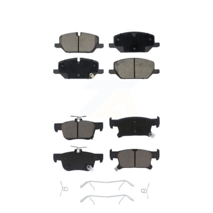 Front Rear Ceramic Brake Pads Kit For 2020 Buick Envision From Chassis VIN # LS723983 KCX-100684