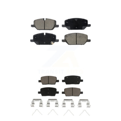 Front Rear Ceramic Brake Pads Kit For Chevrolet Camaro With 321mm Diameter Rotor KCX-100685