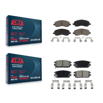 Front Rear Ceramic Brake Pads Kit For Mitsubishi Eclipse Galant KCX-100688
