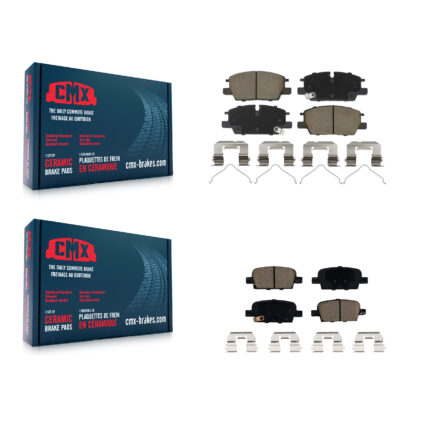Front Rear Ceramic Brake Pads Kit For Chevrolet Malibu With Manual Parking KCX-100694