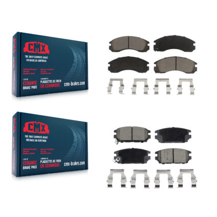 Front Rear Ceramic Brake Pads Kit For Eagle Talon Mitsubishi Eclipse Diamante KCX-100698