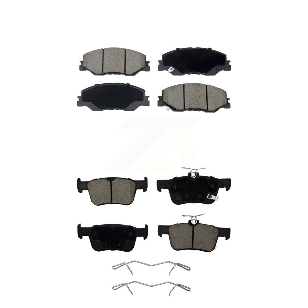 Front Rear Ceramic Brake Pads Kit For 2019-2022 Honda Insight KCX-100707