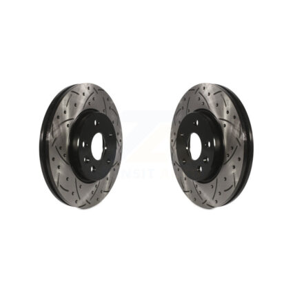 Front Drill Slot Disc Brake Rotors Pair For Chevrolet Cruze Sonic Bolt EV EUV Volt Limited KD-100006