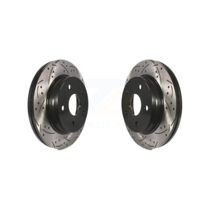 Front Drilled Slot Disc Brake Rotor Pair For Ram 1500 Classic Dodge Durango Chrysler Aspen KD-100025