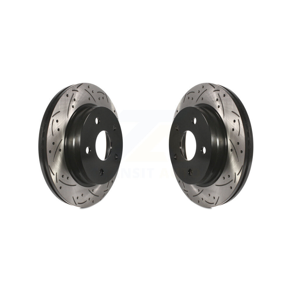 Front Drilled Slot Disc Brake Rotor Pair For Ram 1500 Classic Dodge Durango Chrysler Aspen KD-100025