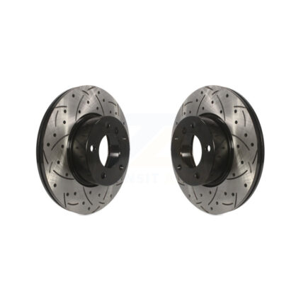 Front Drill Slot Brake Rotors Pair For BMW 328i xDrive X1 330i 320i 428i 328d 230i 430i GT KD-100066