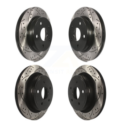 Front Rear Drilled Slot Brake Rotors Kit For Ram 1500 Classic Dodge Durango Chrysler Aspen KD-100242