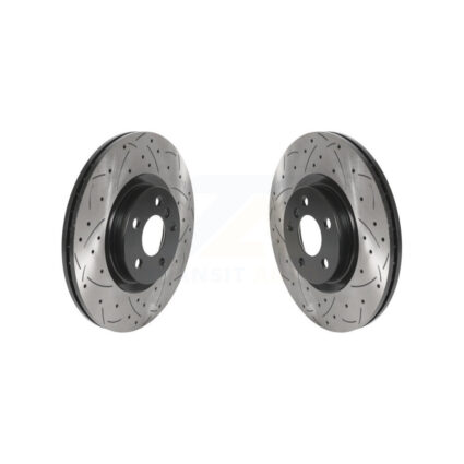 Front Drilled Slot Brake Rotors Pair For BMW X1 Mini Cooper Countryman X2 228i xDrive Gran KD-100454