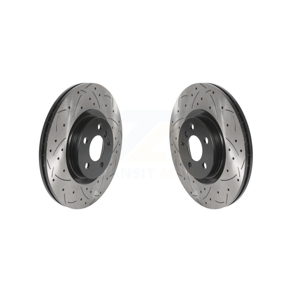 Front Drilled Slot Brake Rotors Pair For BMW X1 Mini Cooper Countryman X2 228i xDrive Gran KD-100454