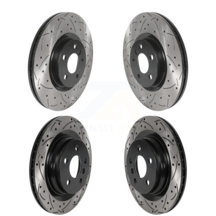 Front Rear Drilled Slot Brake Rotors Kit For BMW X1 Mini Cooper Countryman X2 228i xDrive KD-100515