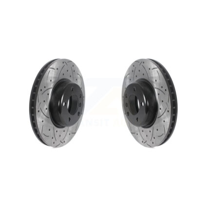 Front Drill Slot Brake Rotor Pair For BMW 328i xDrive 330i 320i 335i 428i 435i 440i 228i 3 KD-100564