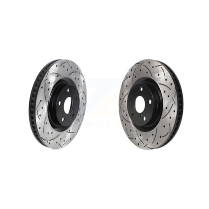 Front Drilled Slot Brake Rotors Kit For Lexus IS300 IS350 GS350 RC350 RC300 GS450h IS200t KD-100571